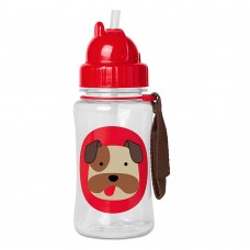 Skip Hop Zoo Straw Bottle - Bulldog